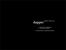 Tablet Screenshot of gamedaydapper.com